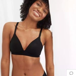 aerie real sunnie lightly lined wireless bra